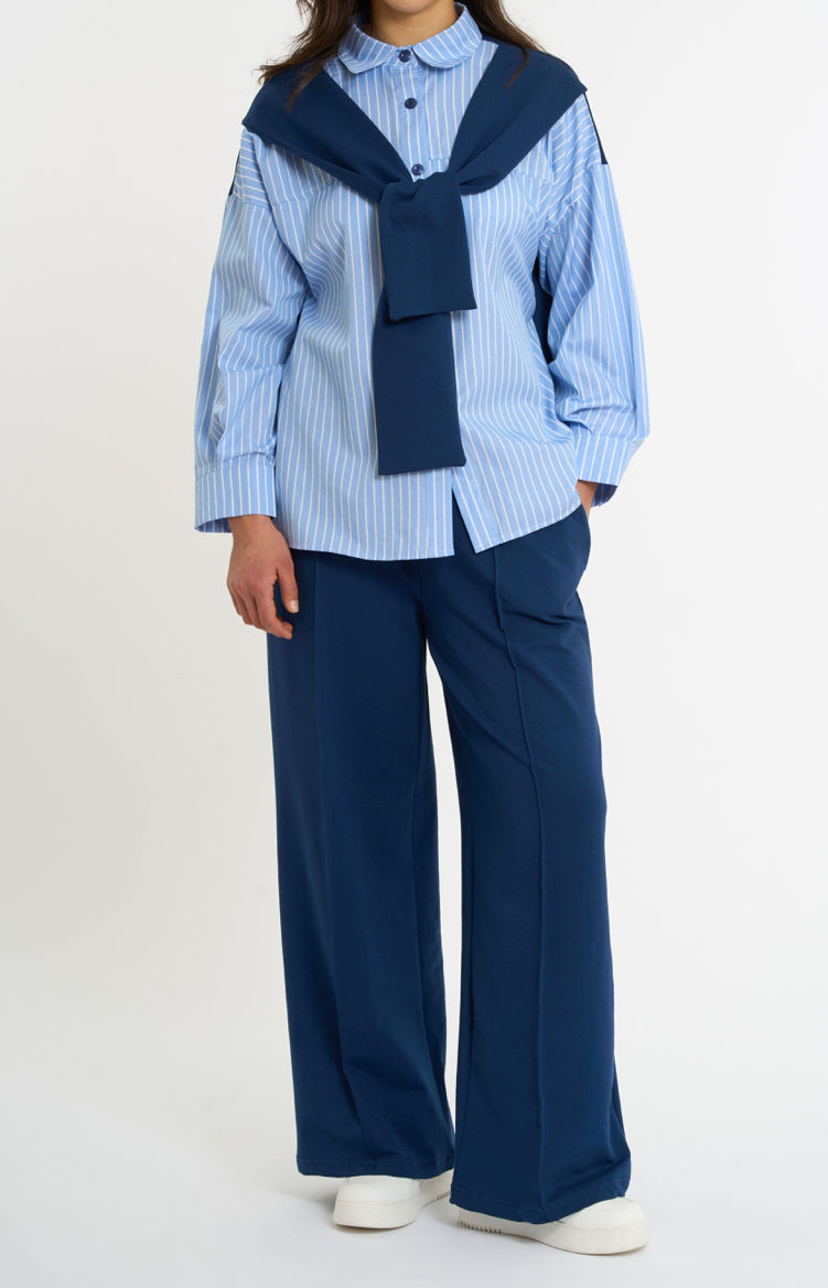 Cardigan-Style Detailed Co-Ord Set