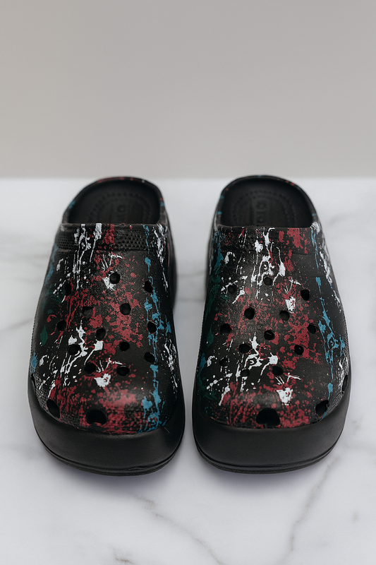 Mega Crush Platform Clogs – Vibrant Prints & Hello Kitty Design