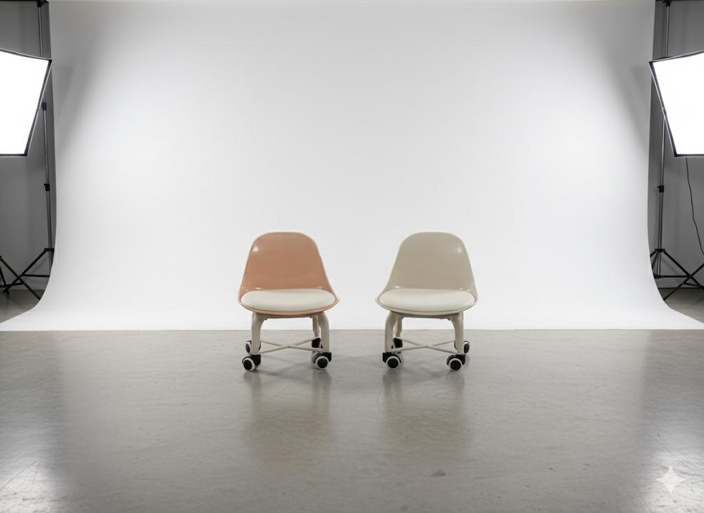 Cushioned Rolling Toddler/Kids Activity Chair