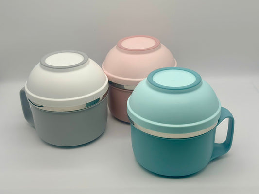 LOHAS 3-in-1 Stainless Steel Multipurpose Fast Food Cup – 900mL