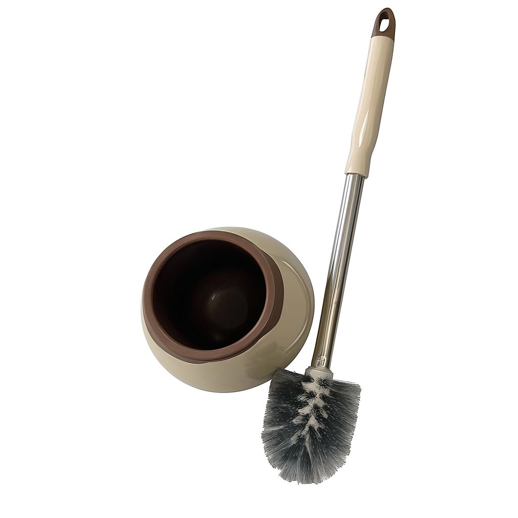 Toilet Brush Set with Rounded Holder โ Simple, Sturdy, Stylish