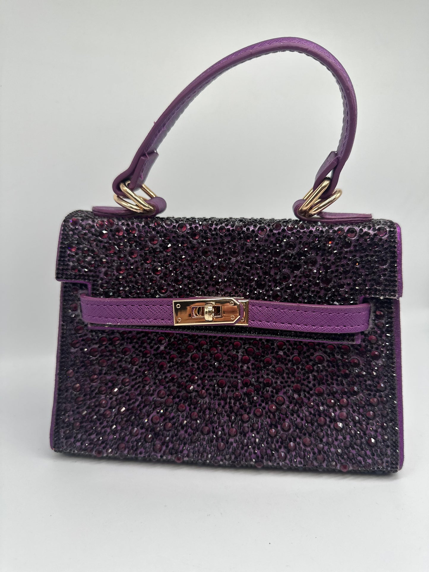 Luxury Crystal-Studded Mini Handbag β Elegant Party Purse