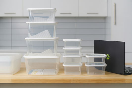 Fresh Box 10-Piece Food Storage Container Sets – BPA-Free, Airtight Lids, Two Size Variants