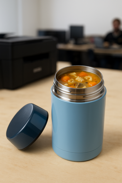 1200ML Vacuum Insulated Stainless Steel Food Jar – Leakproof Thermal Container for Hot & Cold Meals