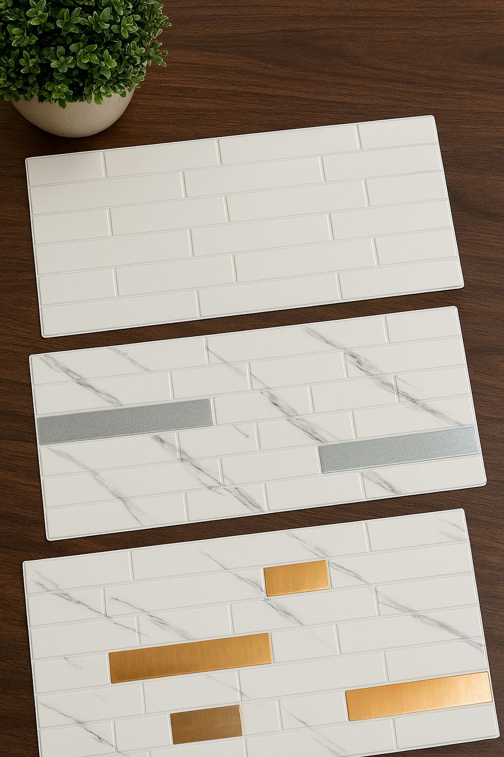 Marble Self-Adhesive Wall Sticker – 23.5” x 12” | Waterproof, Easy to Install