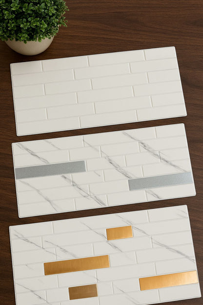 Marble Self-Adhesive Wall Sticker – 23.5” x 12” | Waterproof, Easy to Install