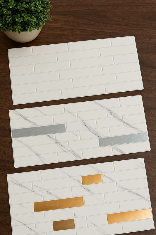 Marble Self-Adhesive Wall Sticker – 23.5” x 12” | Waterproof, Easy to Install