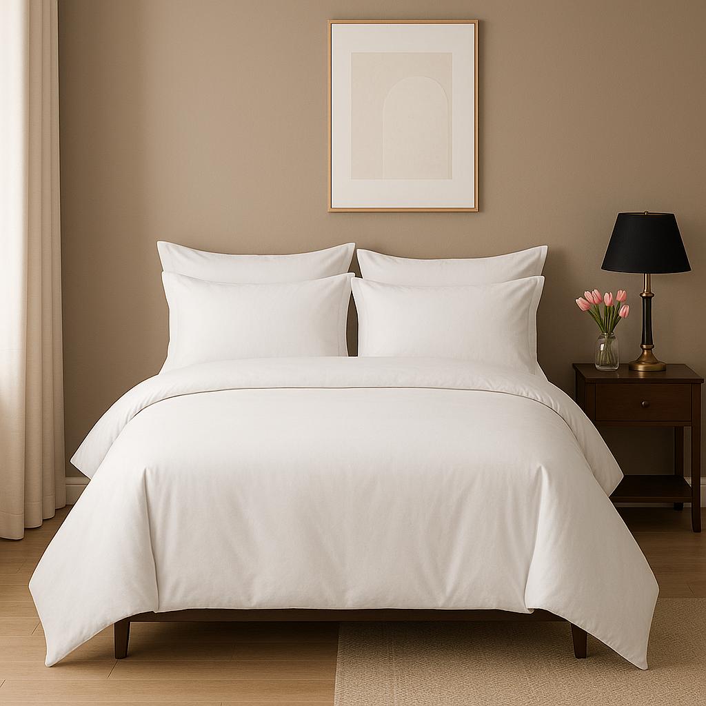 Turquoise bedding set 4-piece cotton duvet cover pillowcases modern bedroom