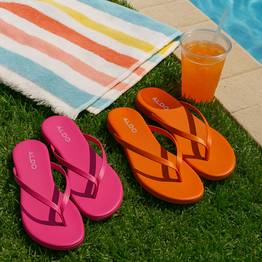 ALDO Women's Minimalist Flat Sandals – Multiple Colors