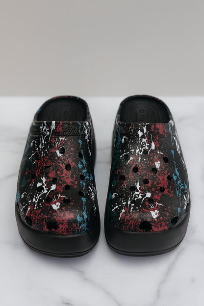 Mega Crush Platform Clogs – Vibrant Prints & Hello Kitty Design