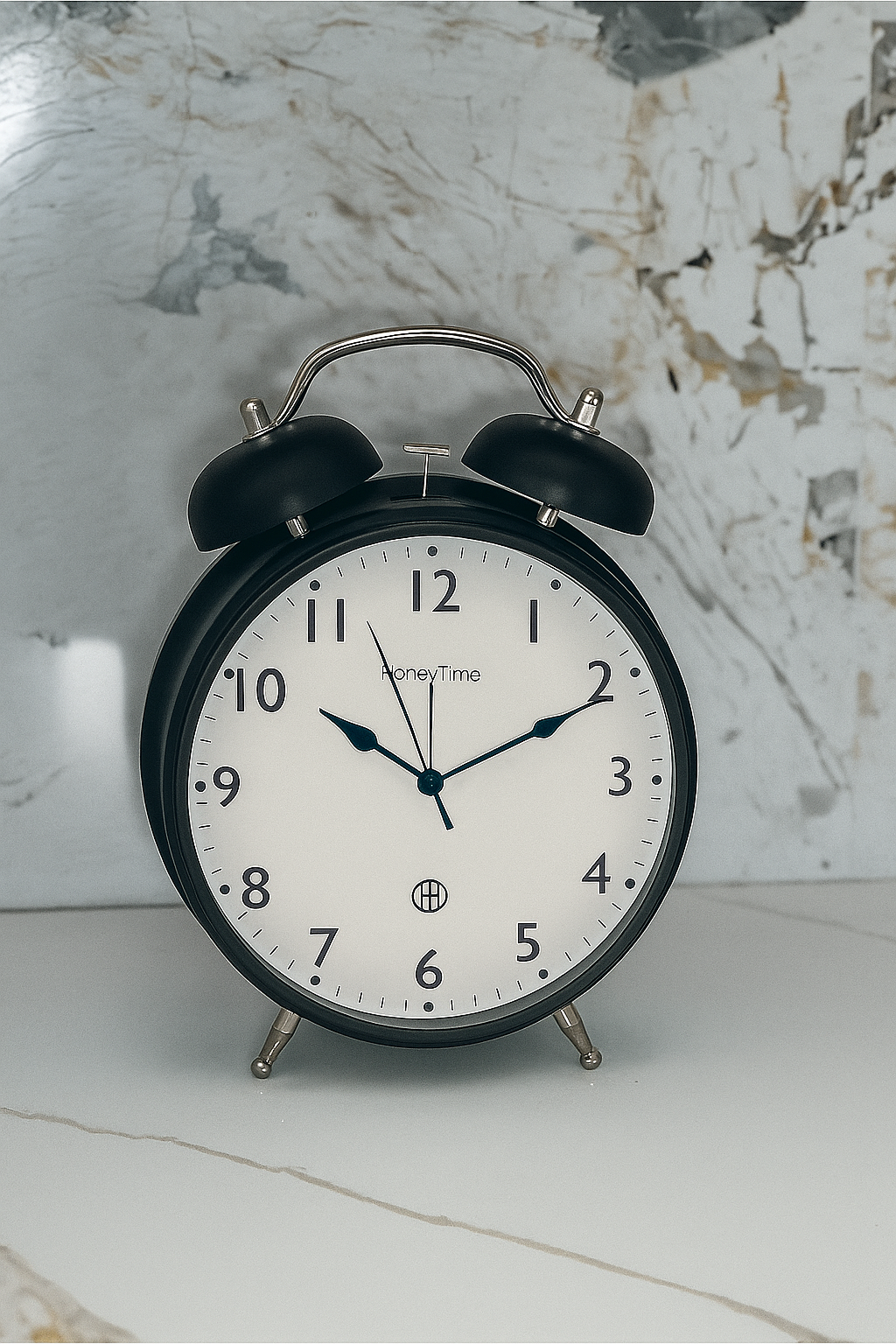 Classic HoneyTime Twin-Bell Alarm Clock – Loud, Stylish & Reliable Wake-Up Clock