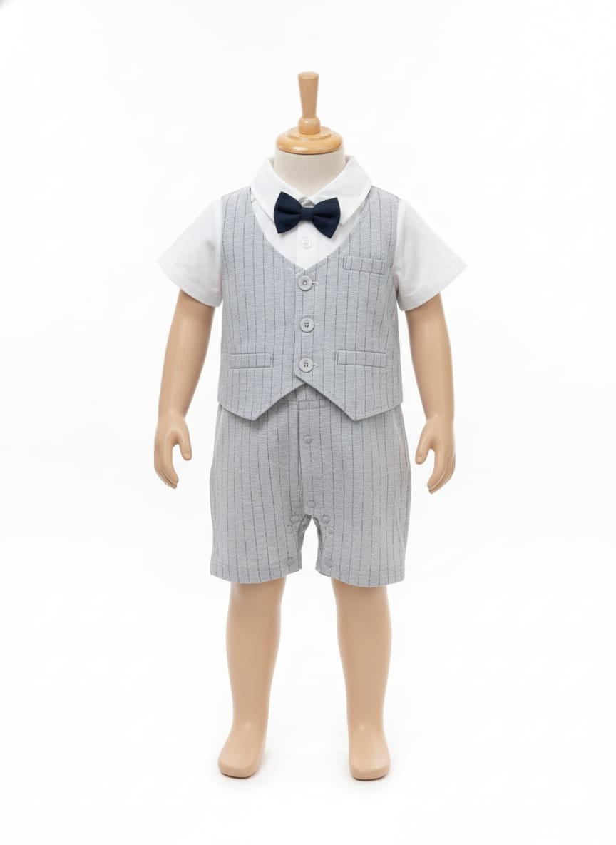The Little Gentleman Formal Suit Romper