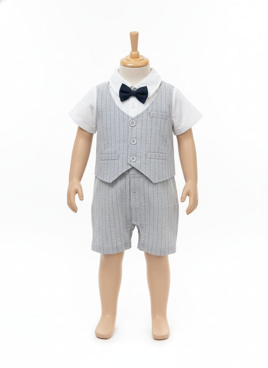 The Little Gentleman Formal Suit Romper