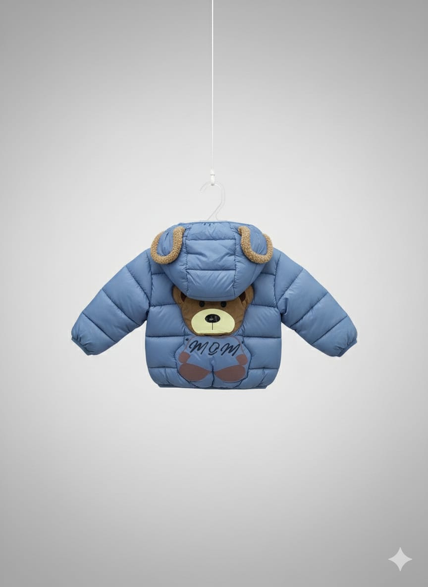 Cuddle-Ready Teddy Puffer Jacket for Toddlers