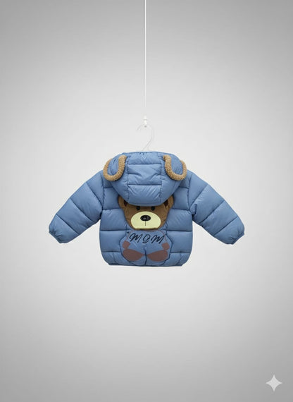 Cuddle-Ready Teddy Puffer Jacket for Toddlers