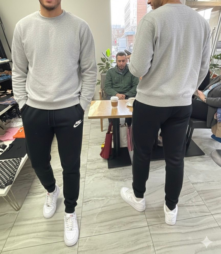 Nike Black Essential Fleece Jogger Sweatpants