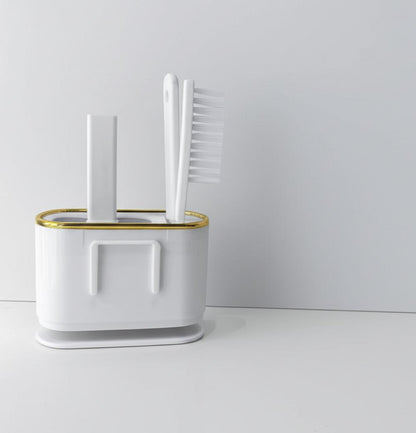 2-in-1 Bathroom Brush Set – Elegant Utility for Every Sinkside