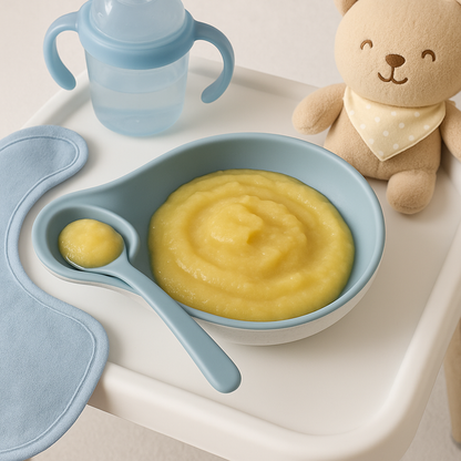 Pear-Shaped Baby Feeding Tray – BPA-Free High-Quality Plastic