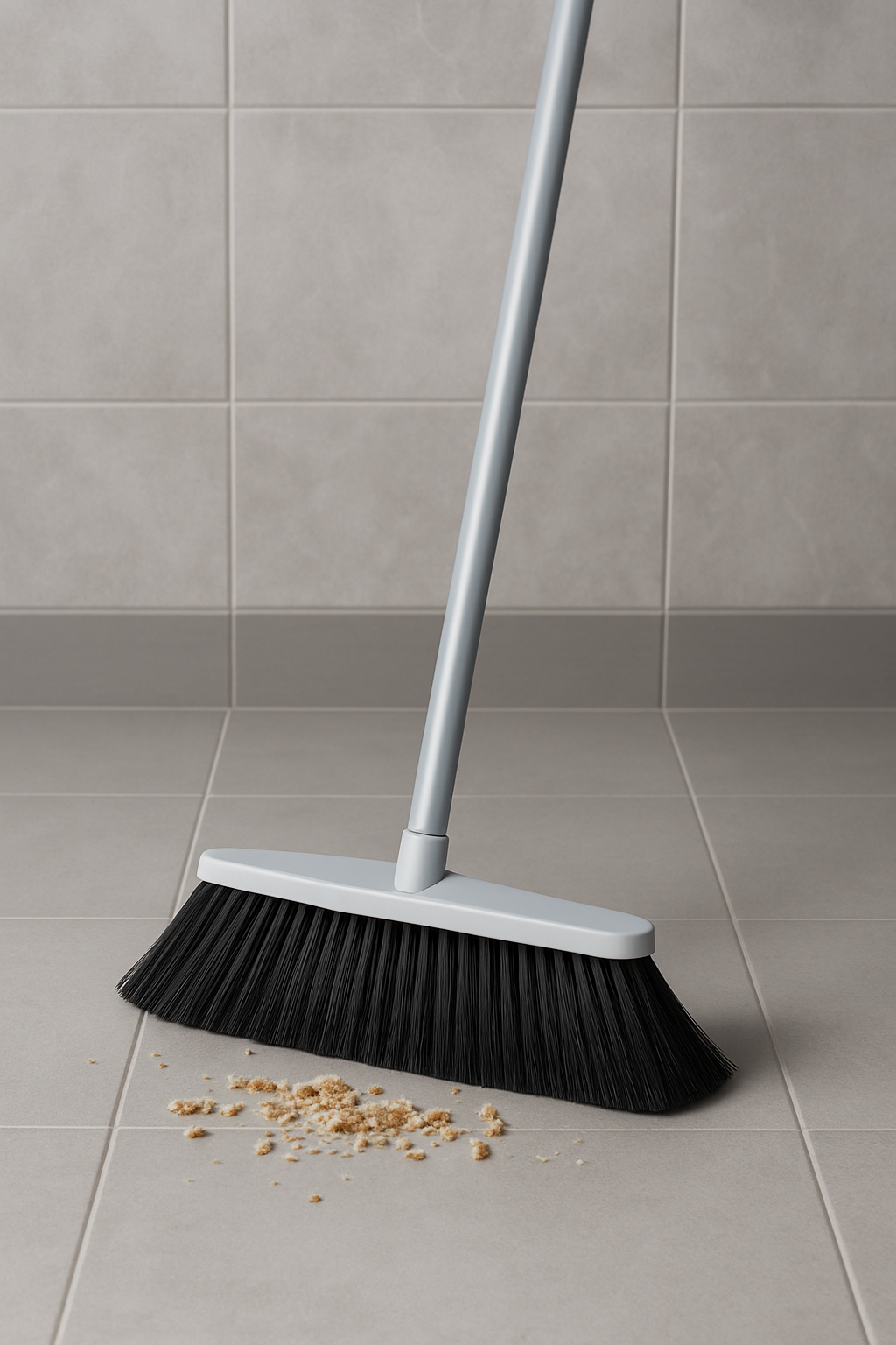 Precision Angle Broom with Dense Bristles and Lightweight Handle for Home & Office