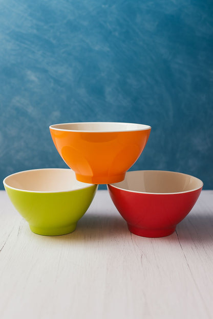 Durable Plastic Utility Bowl – 9.5” – Red, Green, or Orange