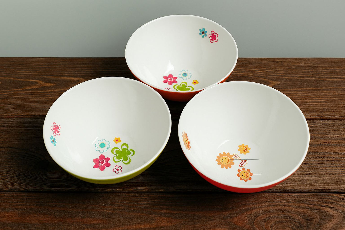 Durable Plastic Utility Bowl – 9.5” – Red, Green, or Orange