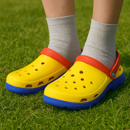 Crocs Duet Sport Clog - Colorblock Comfort Slippers