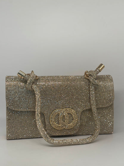Luxury Sparkling Rhinestone Shoulder Bag – Evening Clutch Purse