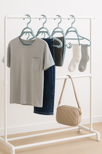 Foldable Multi-Hook Hanger – Smart, Sleek & Space-Saving