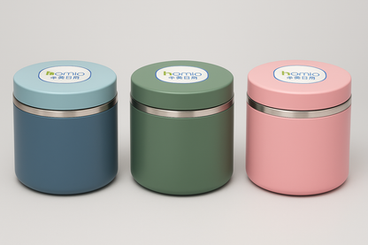 Homio Insulated Stainless Steel Food Container – 1L Leakproof Thermal Lunch Box