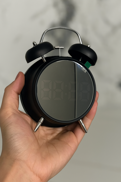 HoneyTime LED Display Alarm Clock – Retro Style with Modern Features