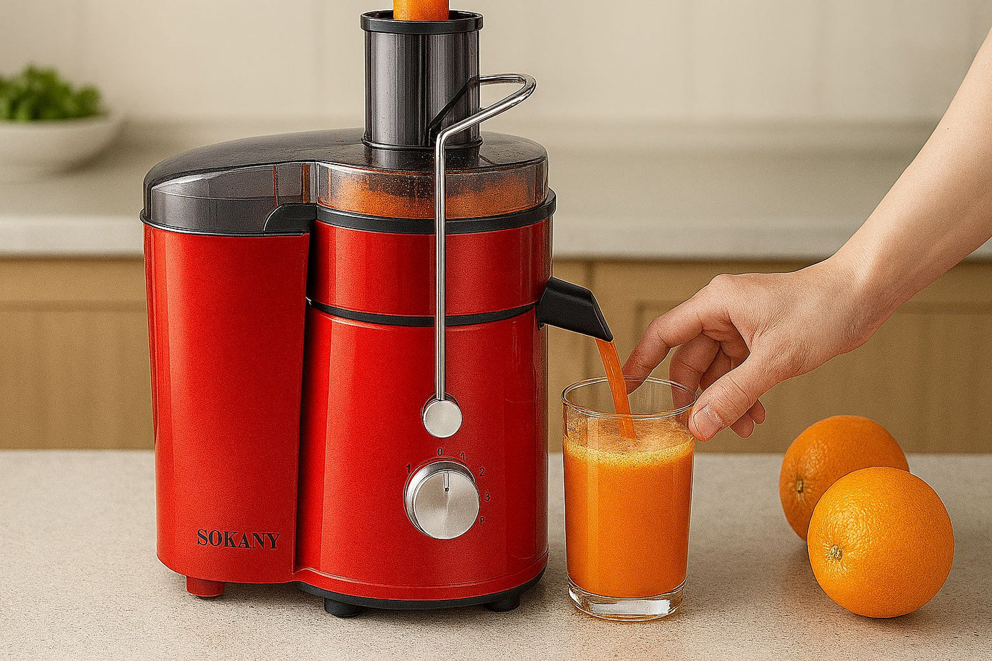 Sokany 800W Juice Extractor with 2-Speed Control