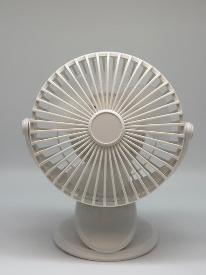 360° Adjustable Mini Clip Fan – USB Rechargeable