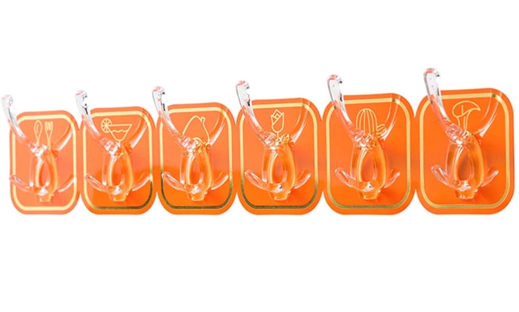 Adhesive Wall Hooks – Heavy-Duty Self-Adhesive Hooks