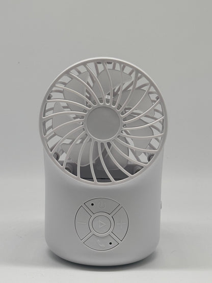 Portable Bluetooth Speaker Fan with 3-Speed Settings