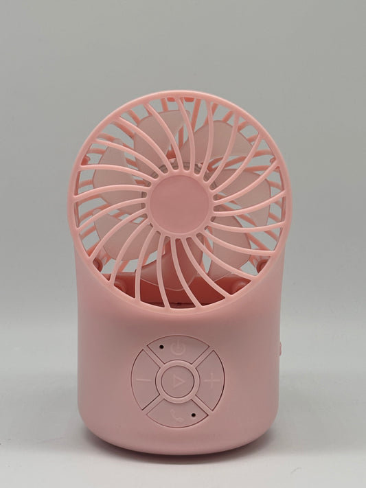 Portable Bluetooth Speaker Fan with 3-Speed Settings