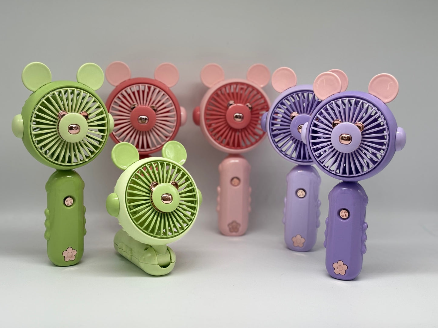 Little Bear Handheld Mini Fan – HQ-47A | USB Rechargeable, Portable & Cute Design