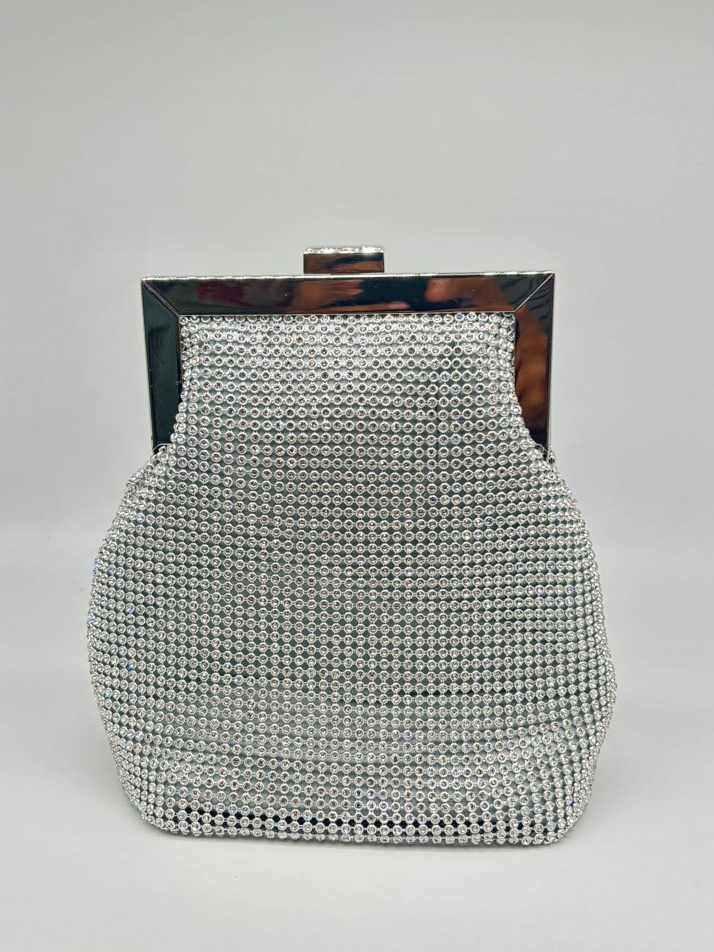 Elegant Rhinestone Evening Clutch Bag – Gold & Silver Options