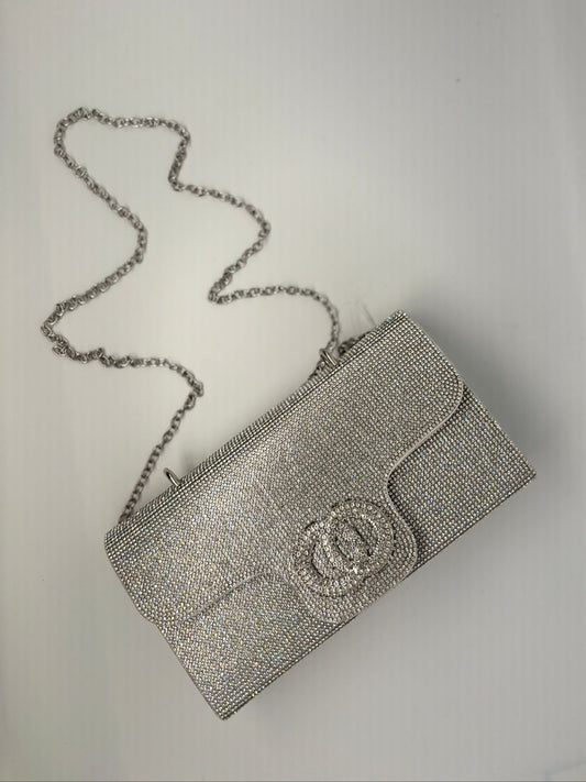 Luxury Sparkling Rhinestone Shoulder Bag – Evening Clutch Purse