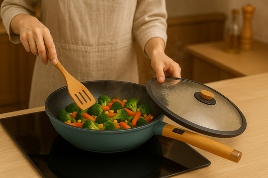 SRTJ 30cm Smart Micro Pressure Non-Stick Frying Pan