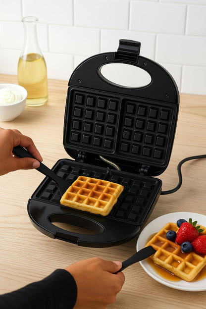 Sokany Non-Stick Waffle Maker – 750W Rapid Heat, Cool Touch Body
