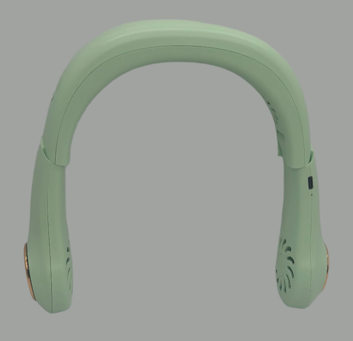 Rechargeable Quad-Core Neck Fan – 4-Speed Wearable Cooling for Travel, Gym, Outdoor